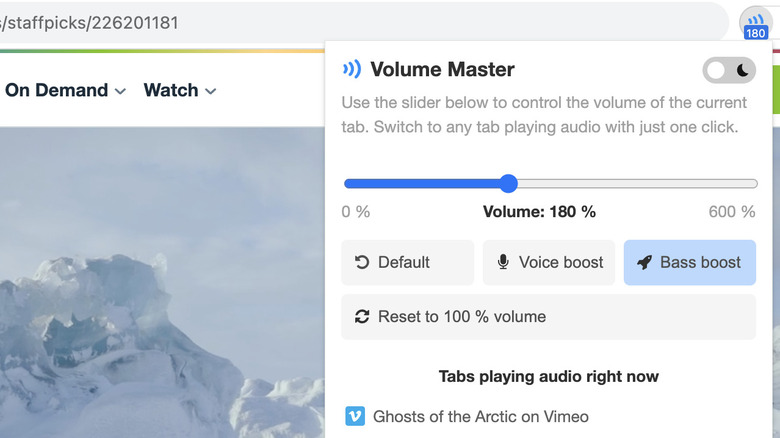 Volume Master plugin