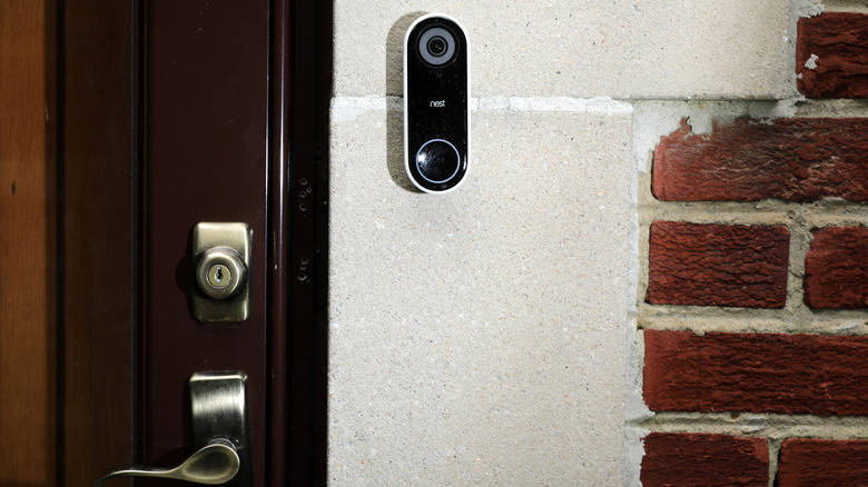 Nest Doorbell nest to locked door