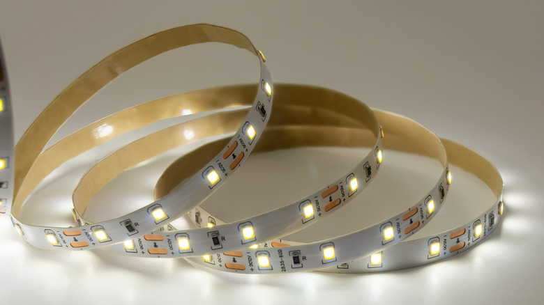 A strand of LED lights