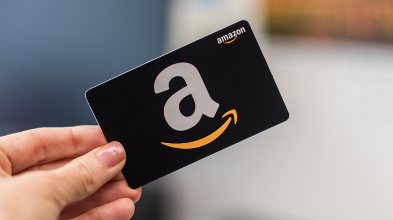 An Amazon Gift Card.