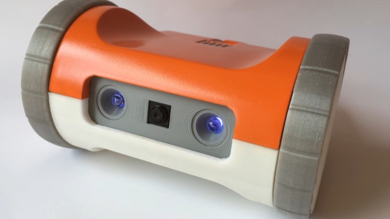 A 3D printed, Raspberry Pi-powered robot.