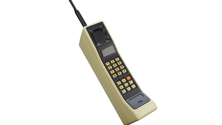 Image of original DynaTAC mobile phone