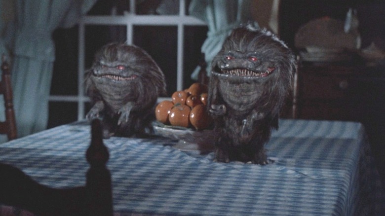Critters together on a kitchen table in Critters