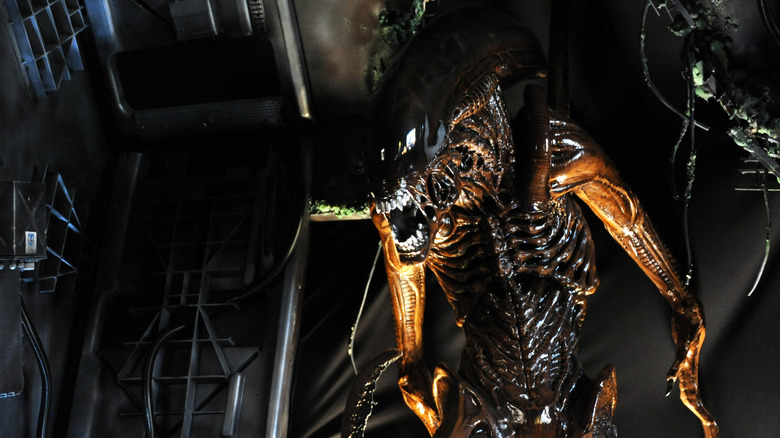 A statue of the Xenomorph from the Alien franchise