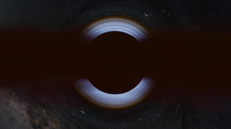 NASA visualization of a black hole