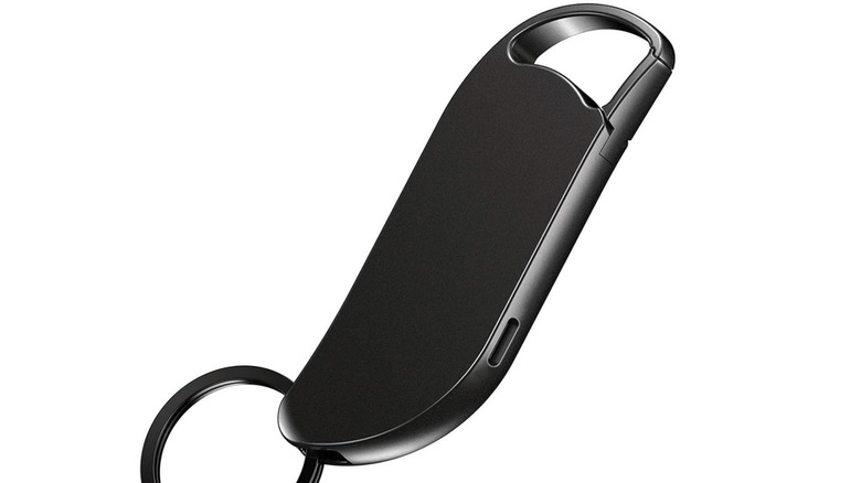 Vandlion's voice recorder on a keychain.