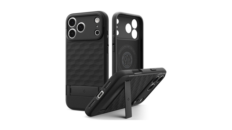 Spigen Parallax S MagFit iPhone case in Black.