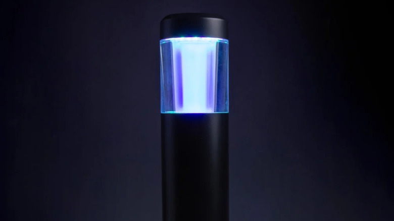 Top of Lifx SuperColor Path Light Round outdoor light.