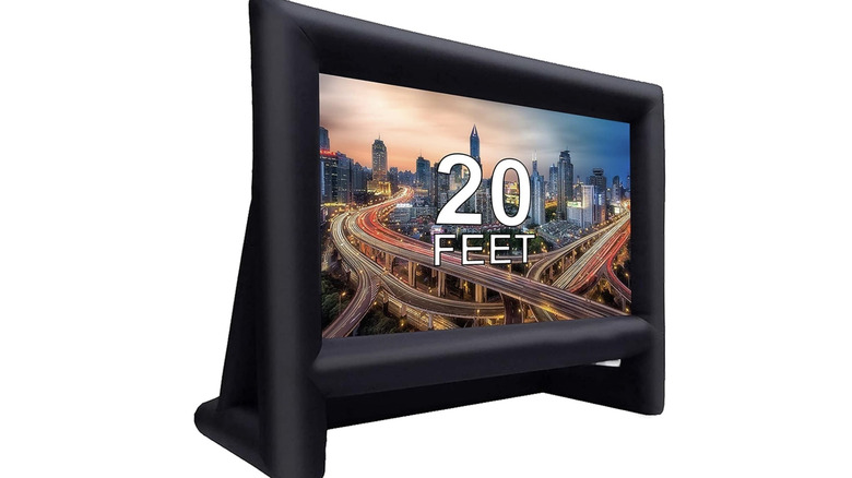 XHYCPY's inflatable projector screen.