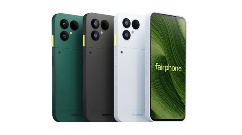 Fairphone 6 in different colors