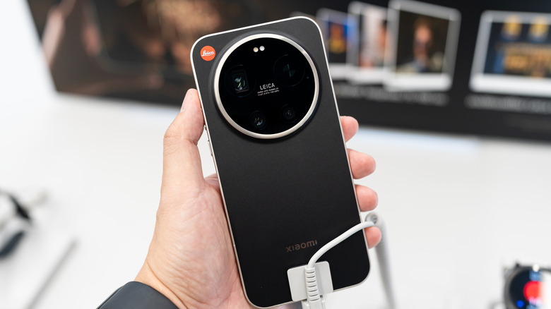 Person holding a Xiaomi 17 Ultra smartphone