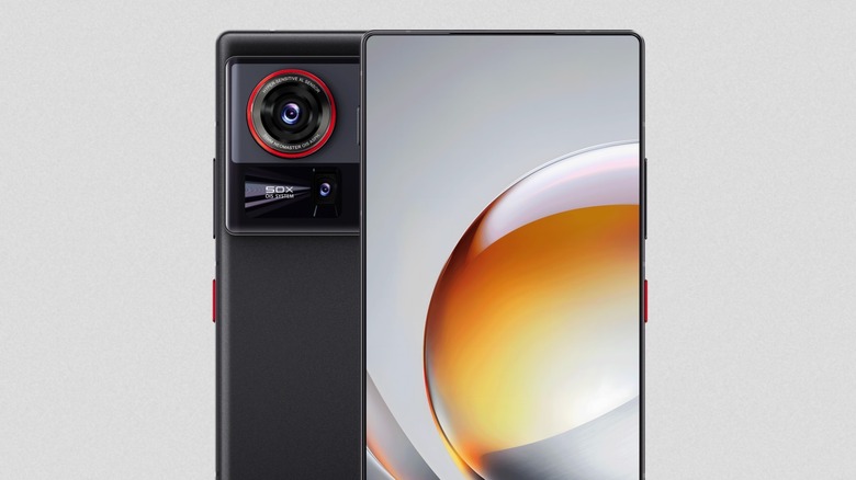 A close up of ZTE Nubia Z80 Ultra