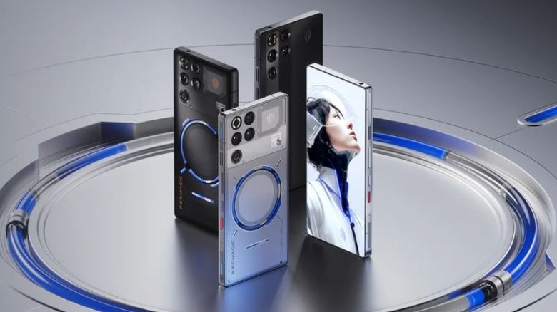 RedMagic 11 Pro smartphone in different colors