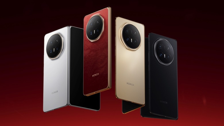 The Honor Magic V6 color options.