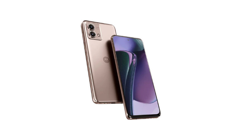 Front and rear view of Motorola Moto G Stylus 5G (2023)