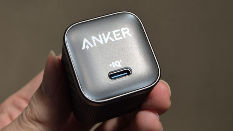 An Anker USB charger