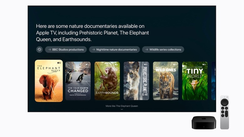 The new Siri AI on an Apple TV 4K