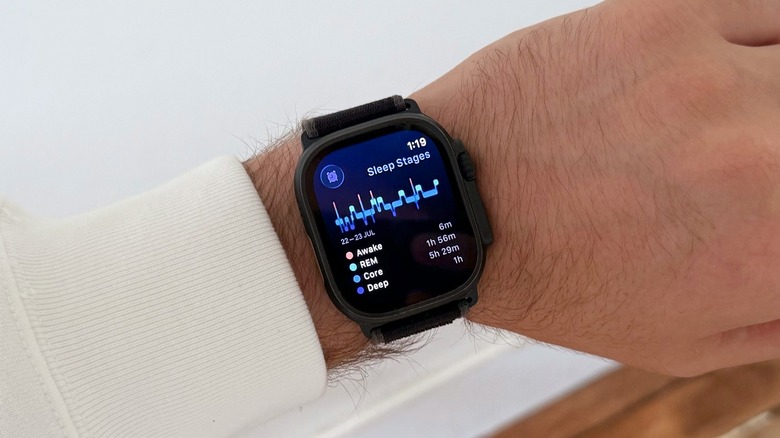 Apple Watch shows the Sleep Stages on watchOS 26