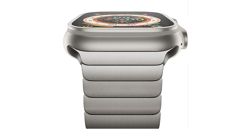 NewWays Titanium and Stainless Steel link band for Apple Watch Ultra