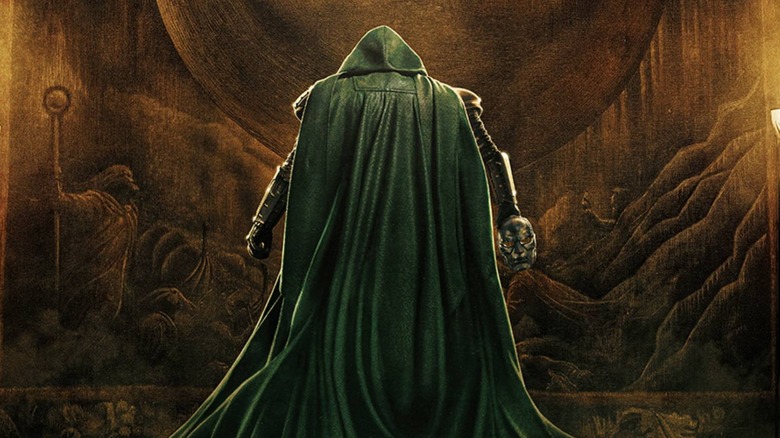 Doctor Doom with his back to us in Avengers: Doomsday