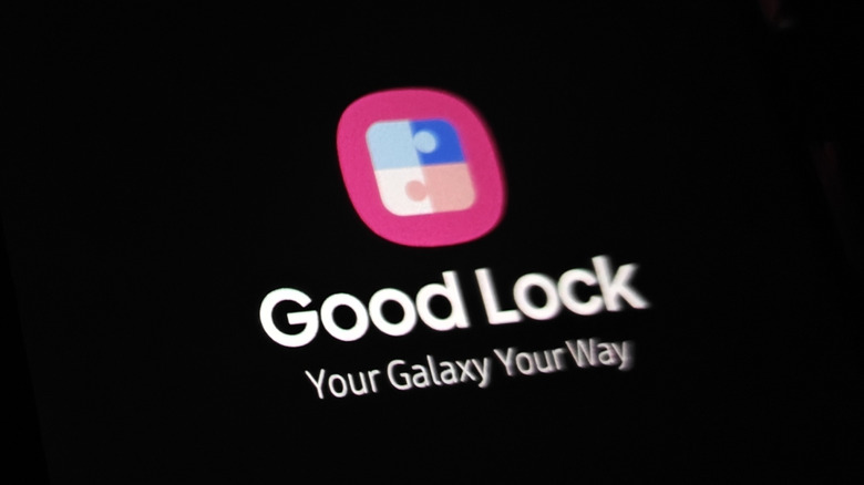 Samsung Good Lock logo on-screen