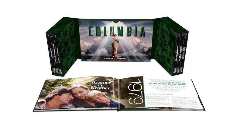The Columbia Vol. 4 Box set displayed on a white background with the included book in front