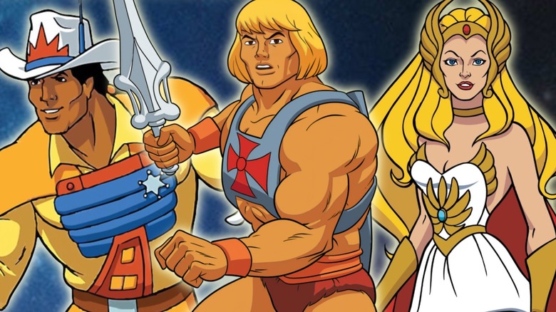 BraveStarr, He-Man and She-Ra together