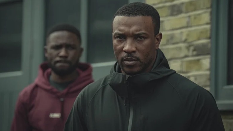 Dushane facing forward in Top Boy