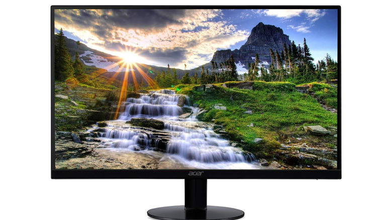 The Acer IPS Ultra-Thin Zero Frame Computer Monitor.