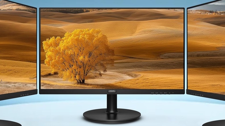 The Philips 221V8LB 22-inch Full HD Monitor. 