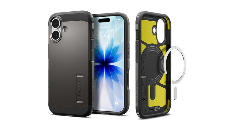 Spigen tough armor case for iPhone 17