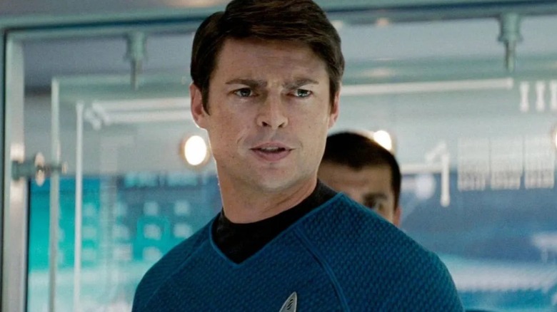 Karl Urban as Dr Henry "Bones" McCoy in Star Trek