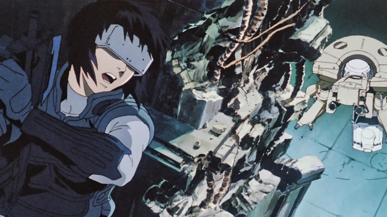 Scene from Ghost in the Shell