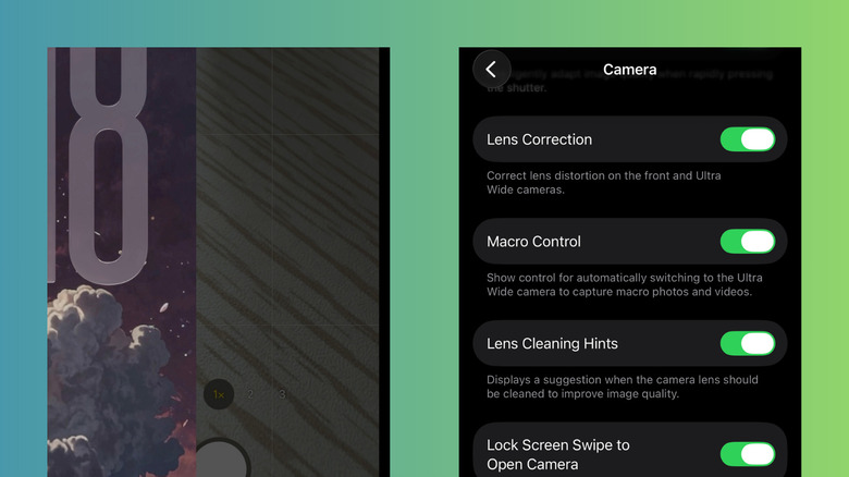 iOS 26.1 option to turn off swipe left to open camera in Lock Screen
