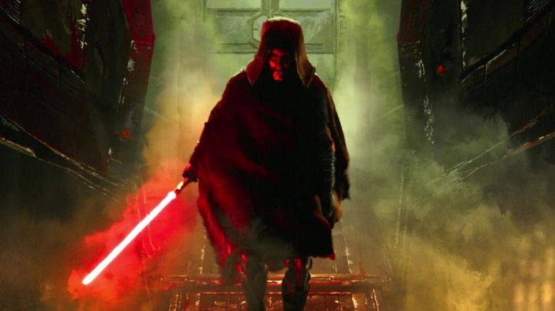 Maul walking off of a ship