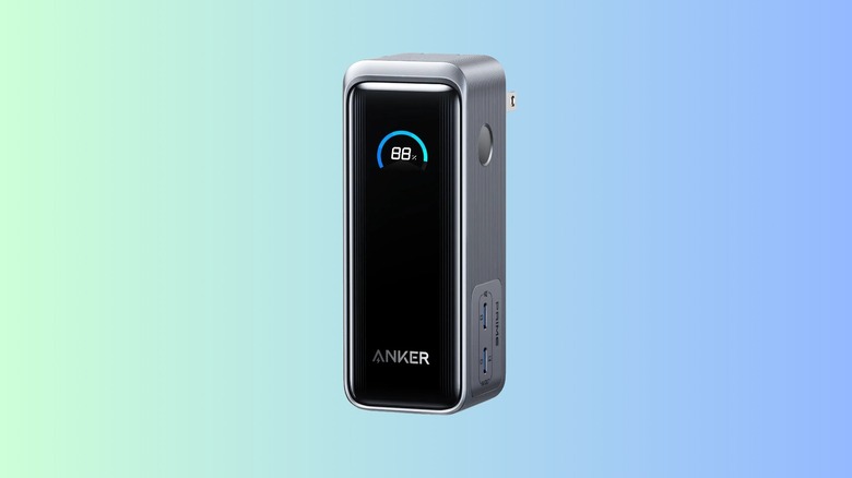 Anker Prime Power Bank against a gradient background
