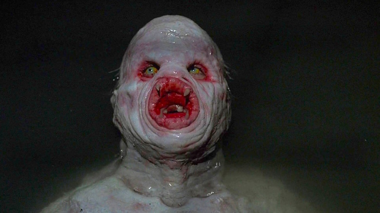 A fluke-like sewer monster