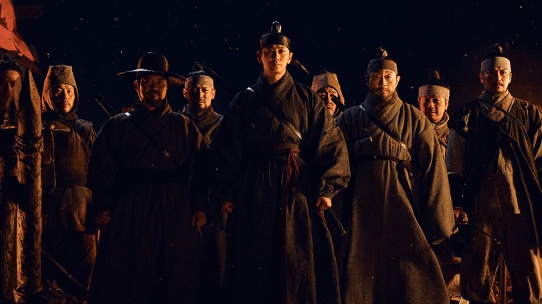 The Kingdom cast stood together in Kingdom