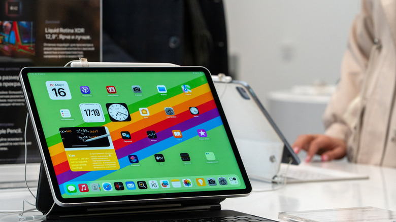 Apple iPad for sale at a store