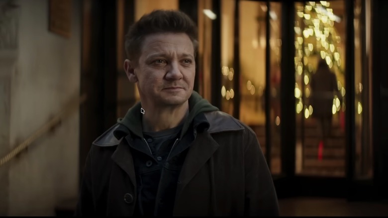 Clint Barton (Jeremy Renner) in the Hawkeye trailer for Disney Plus.