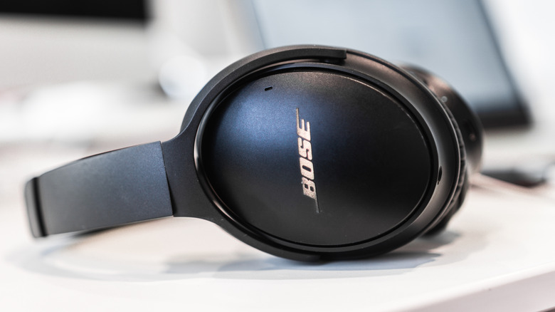Bose Headphones on desk