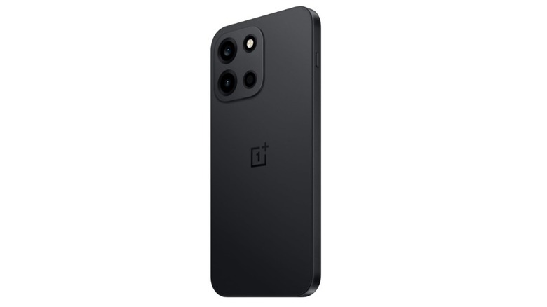 OnePlus Nord 6 shown from the rear, showing its camera setup.