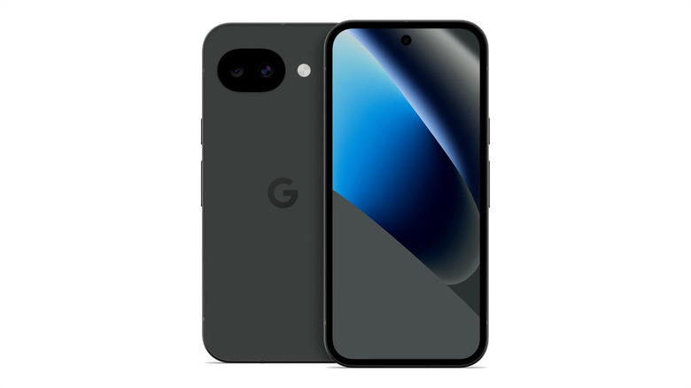 The Google Pixel 10a against a white background