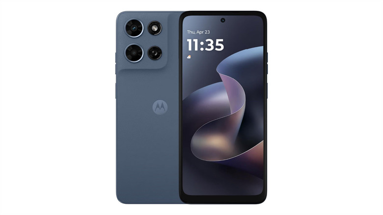 The Motorola Moto G 2026 against a white background