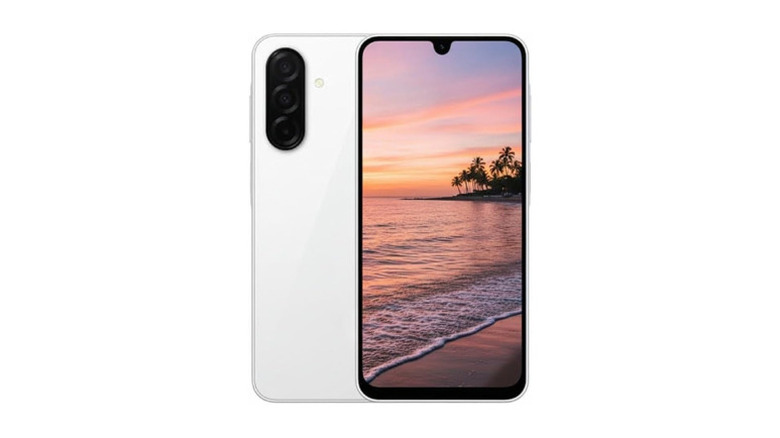 Front and rear view of the Samsung Galaxy A26 5G