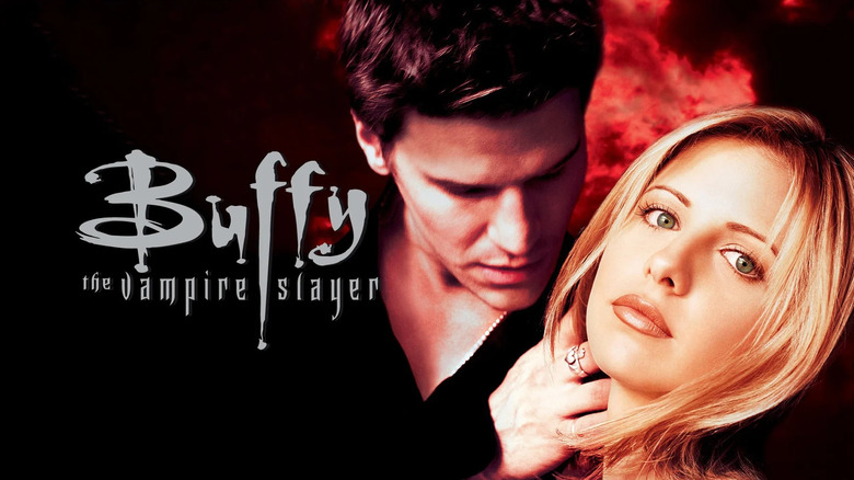 A post for "Buffy the Vampire Slayer" with Buffy and Angel