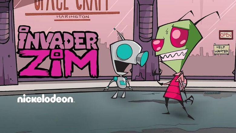 Zim and Gir from "Invader Zim"