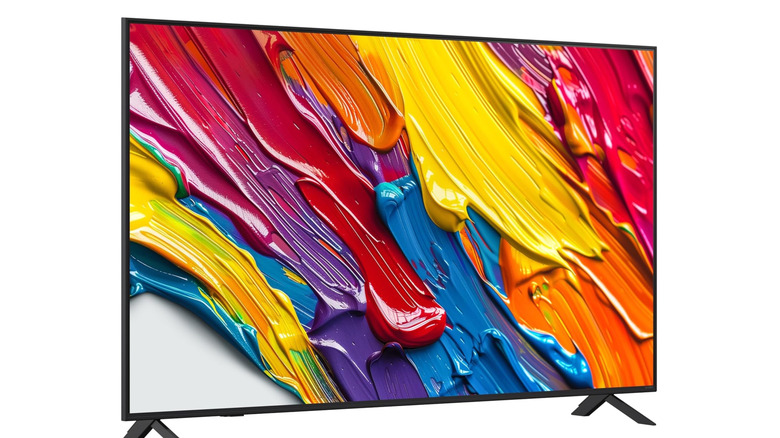 The LG 65-inch QNED82A 4K QNED.