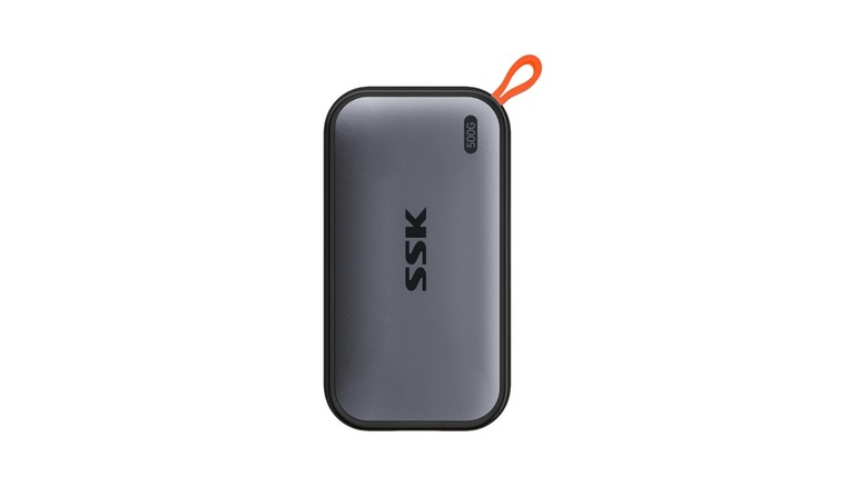 Mockup of portable SSD