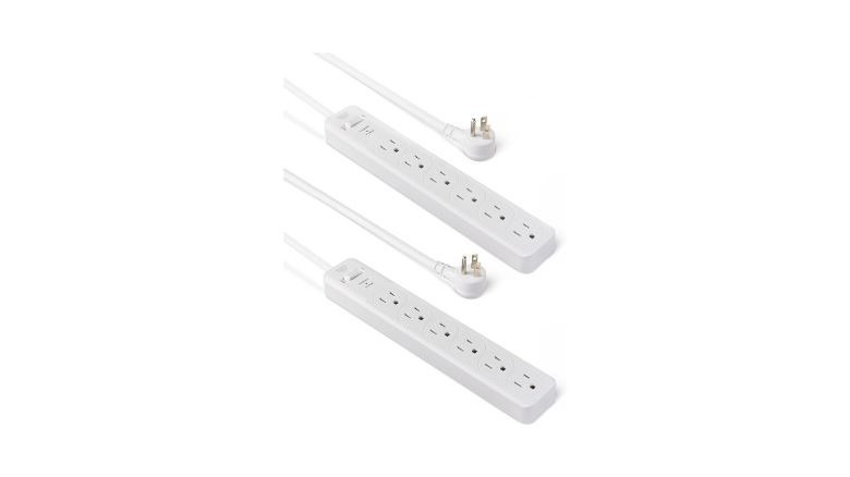Two-pack Amazon Basics Rectangle Surge Protector Power Strip